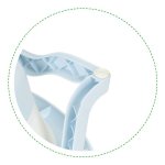 EcoToys HA-B37 Dětská skládací cestovní vanička s odtokem, šedomodrá 