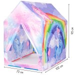 iPlay 8192 Detský hrací stan Rainbow 72 x 102 x 95 cm, Unicorn 