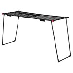 ModernHome BJ-1928 Stojanová teleskopická sušička bielizne 19 m, skladateľná, čierna