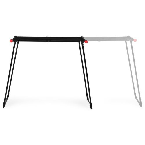 ModernHome BJ-1928 Stojanová teleskopická sušička bielizne 19 m, skladateľná, čierna