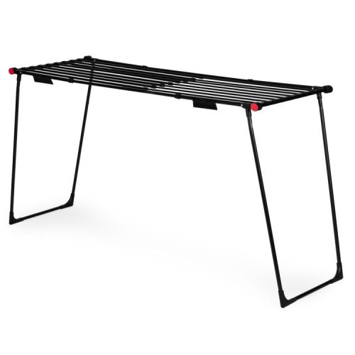 ModernHome BJ-1928 Stojanová teleskopická sušička bielizne 19 m, skladateľná, čierna