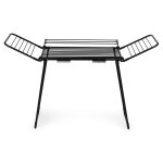 ModernHome BJ-1925 Stojan na sušenie bielizne 25 m, 4 krídla, skladací, čierny