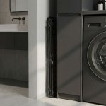 ModernHome BJ-1938 Stojanová teleskopická sušička bielizne 27 m, skladateľná, čierna