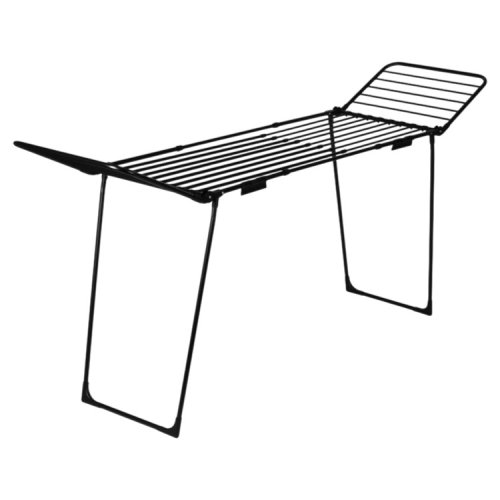 ModernHome BJ-1938 Stojanová teleskopická sušička bielizne 27 m, skladateľná, čierna