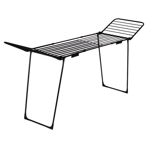 ModernHome BJ-1938 Stojanová teleskopická sušička bielizne 27 m, skladateľná, čierna