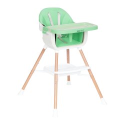Detská vysoká stolička EcoToys HC508 2 v 1, zelená