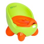 EcoToys PP112 Nočník s odnímatelnou vložkou s víkem, protiskluzové nožičky, zelený