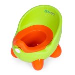 EcoToys PP112 Nočník s odnímatelnou vložkou s víkem, protiskluzové nožičky, zelený