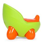 EcoToys PP112 Nočník s odnímatelnou vložkou s víkem, protiskluzové nožičky, zelený