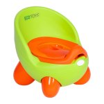 EcoToys PP112 Nočník s odnímatelnou vložkou s víkem, protiskluzové nožičky, zelený