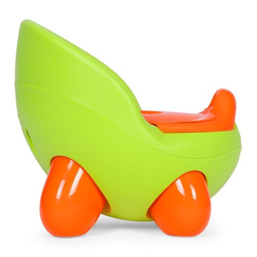 EcoToys PP112 Nočník s odnímatelnou vložkou s víkem, protiskluzové nožičky, zelený