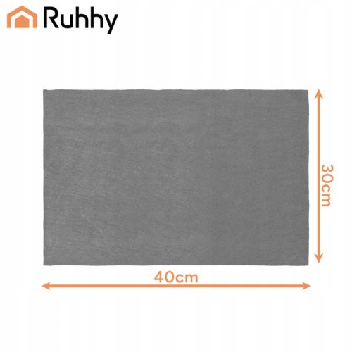 Ruhhy 27207 Magické utěrky z mikrovlákna na okna 30 x 40 cm, 3 ks, šedé