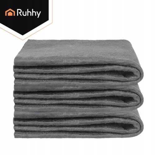 Ruhhy 27207 Magické utěrky z mikrovlákna na okna 30 x 40 cm, 3 ks, šedé
