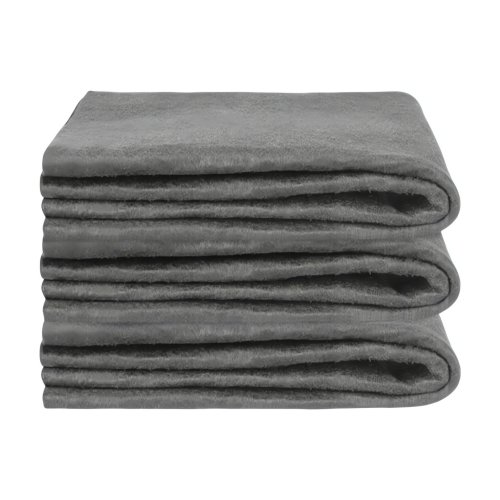 Ruhhy 27207 Magické utěrky z mikrovlákna na okna 30 x 40 cm, 3 ks, šedé