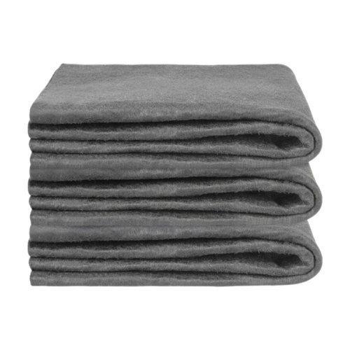 Ruhhy 27207 Magické utěrky z mikrovlákna na okna 30 x 40 cm, 3 ks, šedé