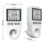 BALDR 399000 Jednofázový wattmetr BD-990 bílý