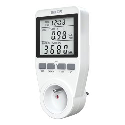 BALDR 399000 Jednofázový wattmetr BD-990 bílý