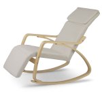 Sofotel 280011 Houpací relaxační křeslo Suzi s nastavitelnou opěrkou nohou, béžové