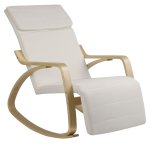 Sofotel 280011 Houpací relaxační křeslo Suzi s nastavitelnou opěrkou nohou, béžové
