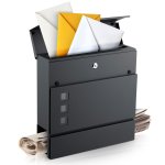 Humberg HM-863 Poštovní schránka 37×37×10,5 cm, antracit 