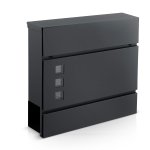 Humberg HM-863 Poštovní schránka 37×37×10,5 cm, antracit 