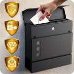 Humberg HM-863 Poštovní schránka 37×37×10,5 cm, antracit 