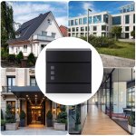 Humberg HM-863 Poštovní schránka 37×37×10,5 cm, antracit 