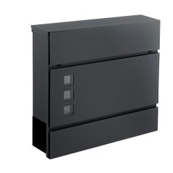 Humberg HM-863 Poštovní schránka 37×37×10,5 cm, antracit 
