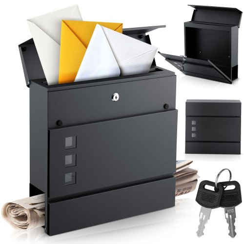 Humberg HM-863 Poštovní schránka 37×37×10,5 cm, antracit 