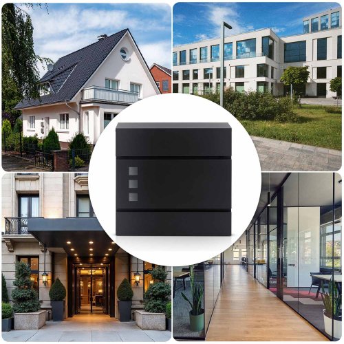 Humberg HM-863 Poštovní schránka 37×37×10,5 cm, antracit 