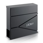 Humberg HM-862 Poštovní schránka 37×37×10,5 cm, antracit 