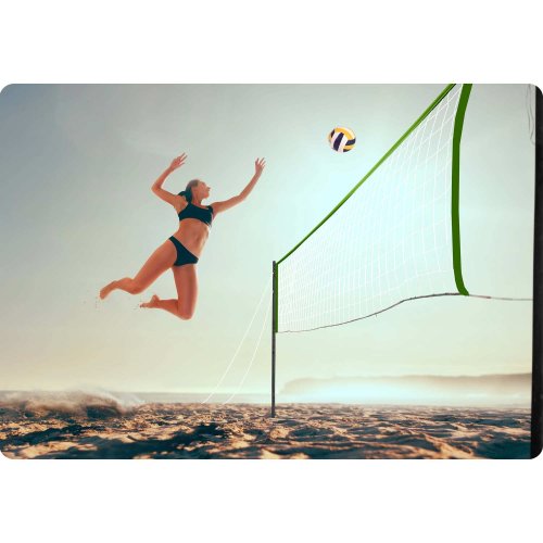 Neo-Sport 1498 Síť a stojan na volejbal a badminton 570 cm