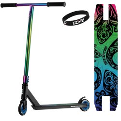 SOKE 1647 Freestylová koloběžka EVO Street Black Rainbow