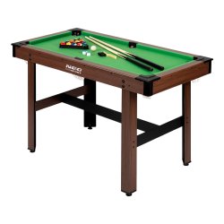 Neo-Sport NS-807 Biliardový stůl, 122 × 61 × 76 cm, tmavě hnědý