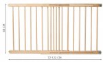 Malatec 8257 Zábrana dvere, schody 72-122 cm výška 68 cm