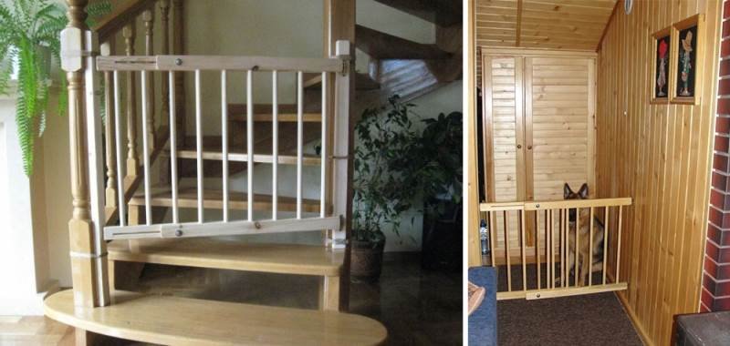 Malatec 8257 Zábrana dveře, schody 72-122 cm výška 68 cm