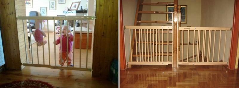 Malatec 8257 Zábrana dveře, schody 72-122 cm výška 68 cm