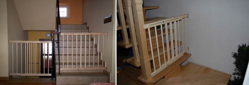 Malatec 8257 Zábrana dveře, schody 72-122 cm výška 68 cm