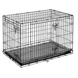 Pethaus PH-200 Kovová kennelová klec pro psa s pelíškem , 75,5 × 48 × 54 cm