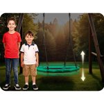 Neo-Sport 1081 Houpačka čapí hnízdo Swingo 100 cm, zelená