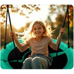 Neo-Sport 1081 Houpačka čapí hnízdo Swingo 100 cm, zelená