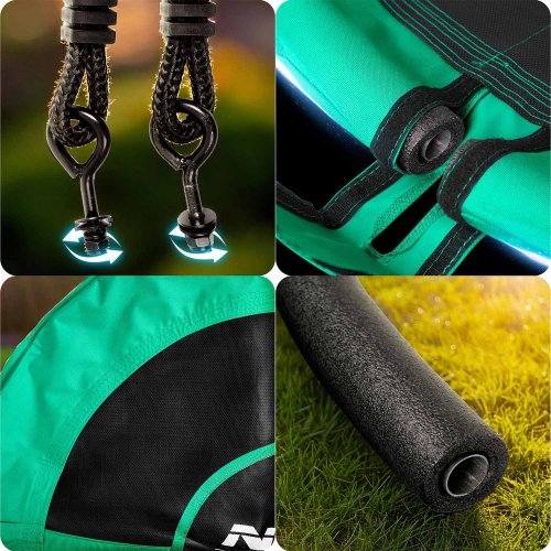 Neo-Sport 1081 Houpačka čapí hnízdo Swingo 100 cm, zelená