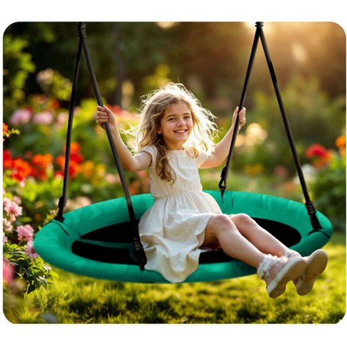 Neo-Sport 1081 Houpačka čapí hnízdo Swingo 100 cm, zelená