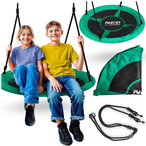 Neo-Sport 1081 Houpačka čapí hnízdo Swingo 100 cm, zelená