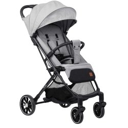 Nukido 716003 Paseo športový kočík, 0-36 mesiacov, 15 kg, svetlo sivý