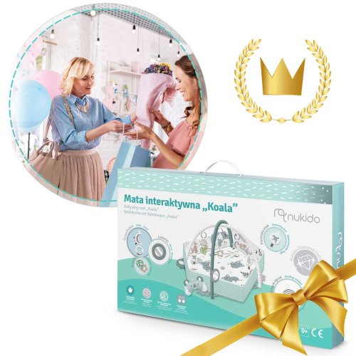 Nukido 730100 Interaktivní vzdělávací podložka 136 x 136 cm, Koala