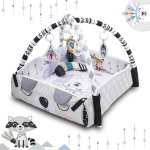 Ricokids 7318 Interaktivní vzdělávací hrací podložka 110 × 100 cm Boho