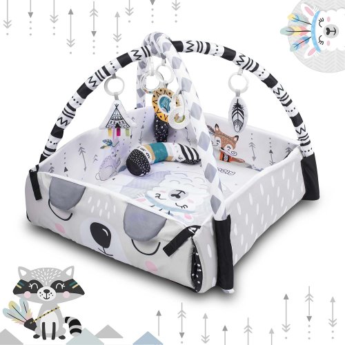 Ricokids 7318 Interaktivní vzdělávací hrací podložka 110 × 100 cm Boho