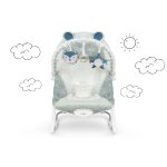 Ricokids 7328 Dětské houpací křeslo s vibracemi, šedé