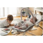 Ricokids 7328 Dětské houpací křeslo s vibracemi, šedé